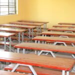 Classroom desks at mukoko secondary school